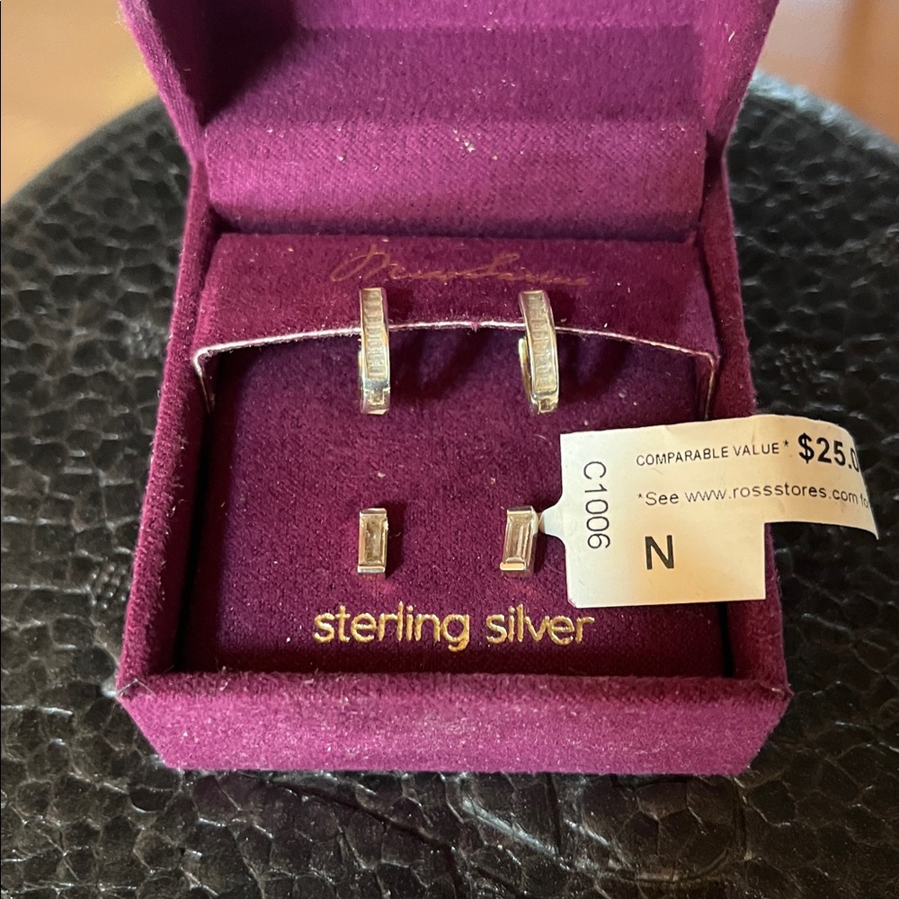 Sterling Silver Earring Set